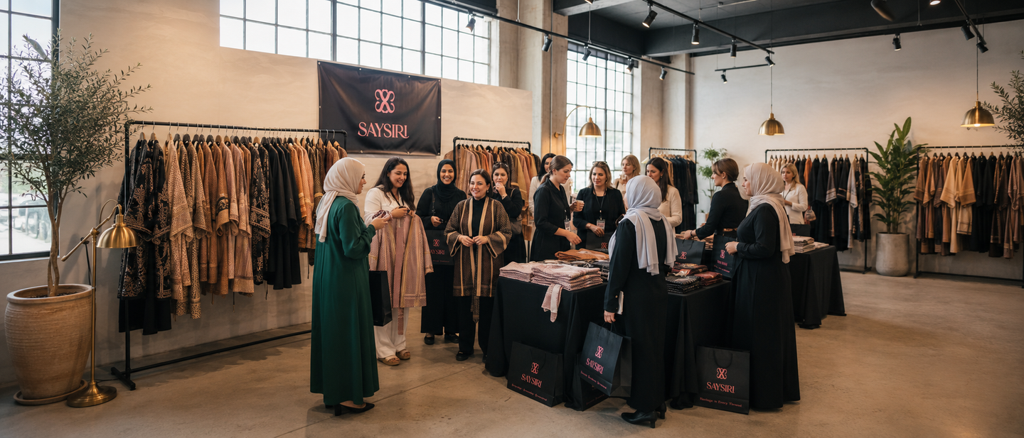 SAYSIRI Women's Shop All — modest fashion collection banner