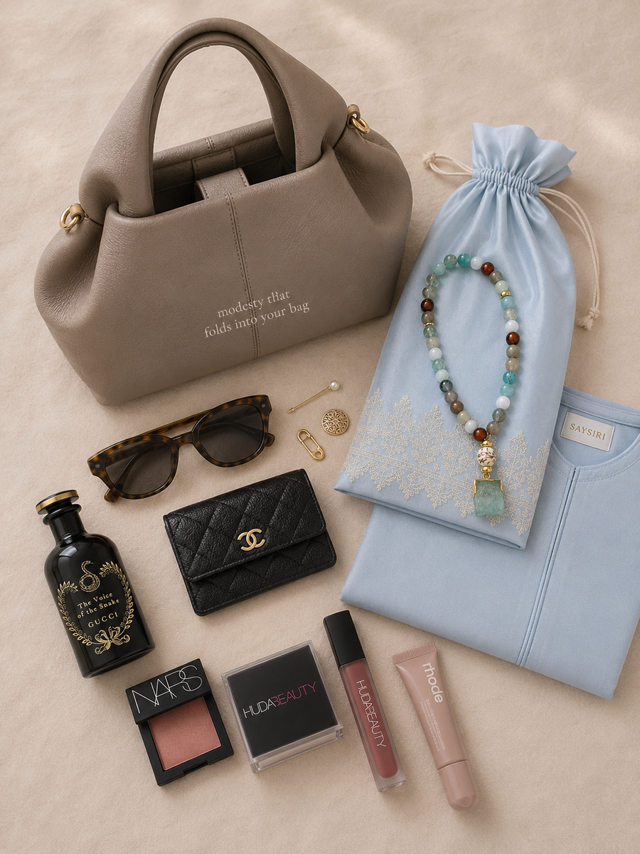 Modesty that folds into your bag